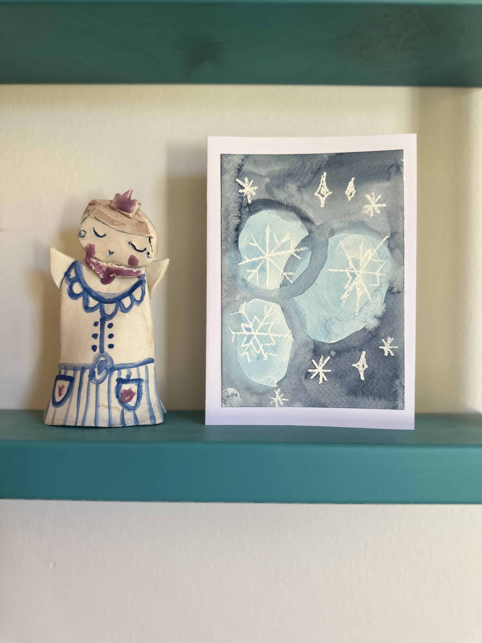 Kunstkarte 253- Magische Weihnachtssterne